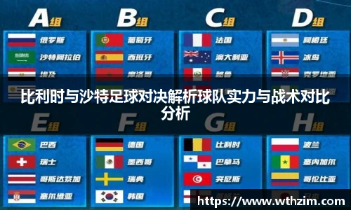 比利时与沙特足球对决解析球队实力与战术对比分析